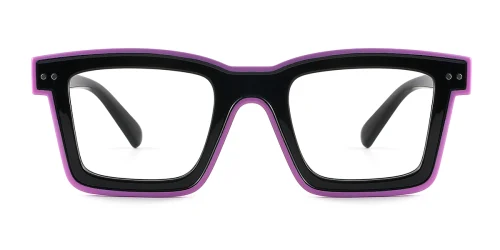 P5202 Aymer Rectangle purple glasses