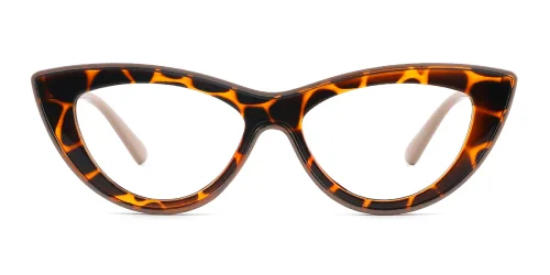 P5203 Almond Cateye tortoiseshell glasses