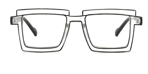 P5207 Flossie Rectangle clear glasses