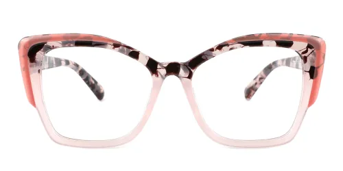 P5217 Xing Cateye pink glasses