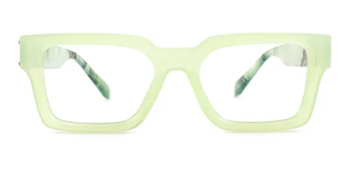 P9284 Hananna Rectangle green glasses