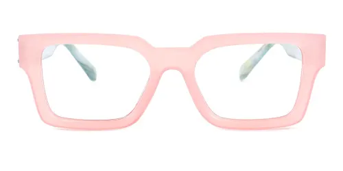 P9284 Hananna Rectangle pink glasses