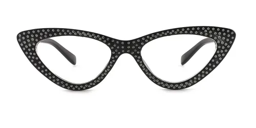 PD63 Margot Cateye black glasses