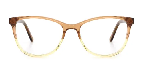 RD658 Mel Oval brown glasses