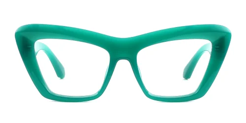 S1221 Bensen Cateye green glasses