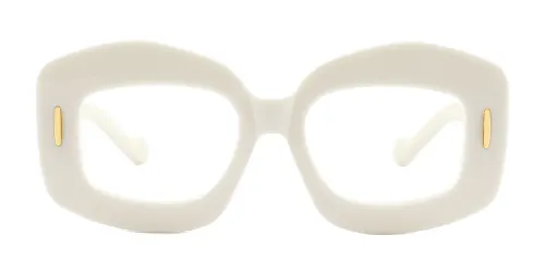 S2130 Kiana  white glasses