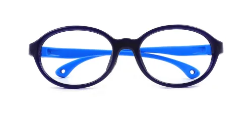 S600 Bunny Oval blue glasses