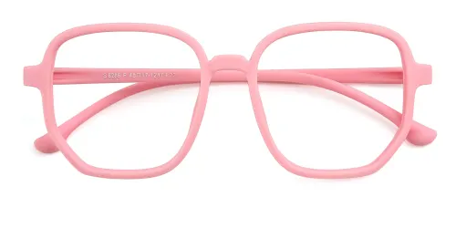 S8286 Anwar Geometric pink glasses