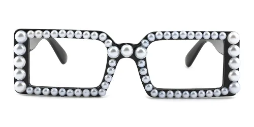 T6160 Palma Rectangle black glasses