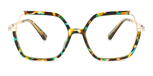 TJ882 Lindsay Geometric floral glasses