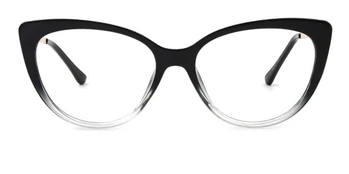 TR5018 Leta Cateye,Oval black glasses