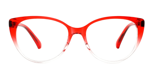 TR8879 Wallice Cateye red glasses