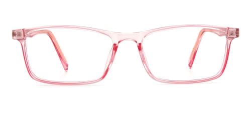 TR9144 Kenneth Rectangle pink glasses