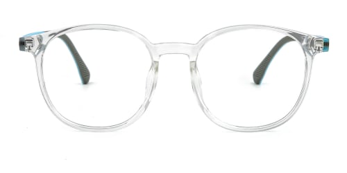 WH039 Harriett Oval clear glasses