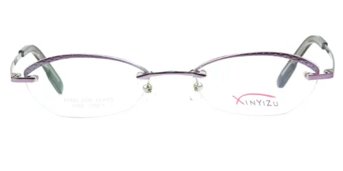 X7302-1 Dahlia Oval purple glasses