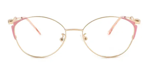 Y036 Mckinney Cateye pink glasses