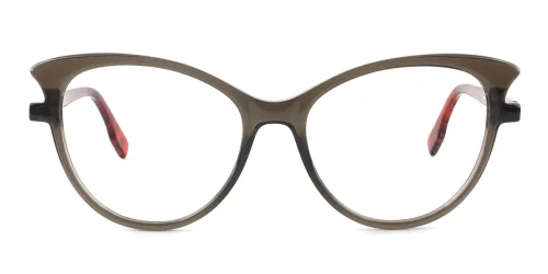 Y30016 Kathy Cateye grey glasses