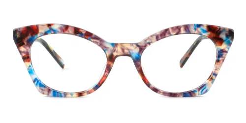 Y8029 Cora Cateye floral glasses