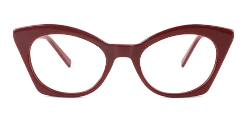 Y8029 Cora Cateye red glasses