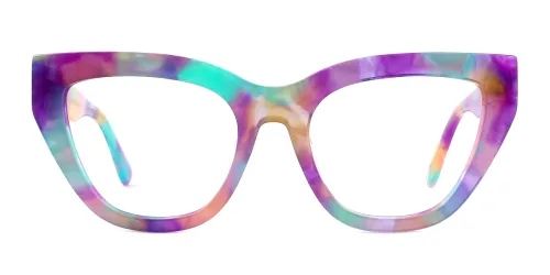 YD1208 Fidel Cateye multicolor glasses