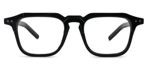 Z3327 Carol Geometric black glasses