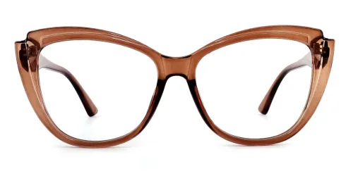 Z3338 Jaylee Cateye brown glasses