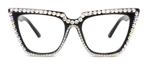 Z3362 Kiki Cateye black glasses