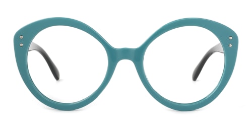 Z3367 Viola Cateye green glasses