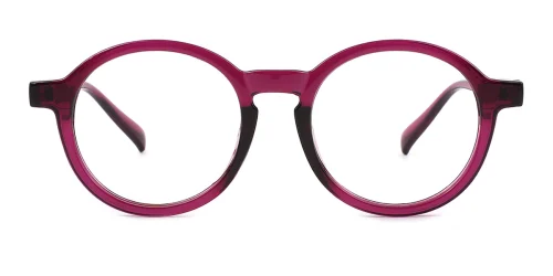 Z3389 Ady Round purple glasses