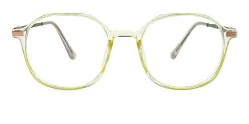 ZY2053 Ariana Oval, green glasses