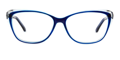 ZY701 Amie Cateye blue glasses