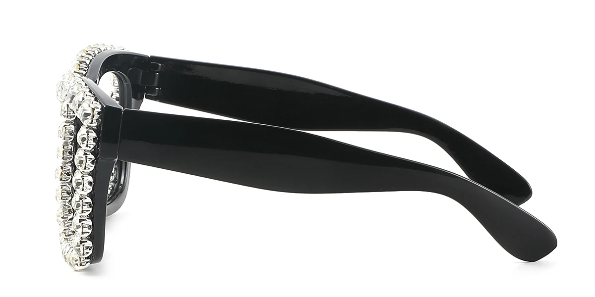 White Rectangle Gorgeous Custom Engraving Eyeglasses | WhereLight