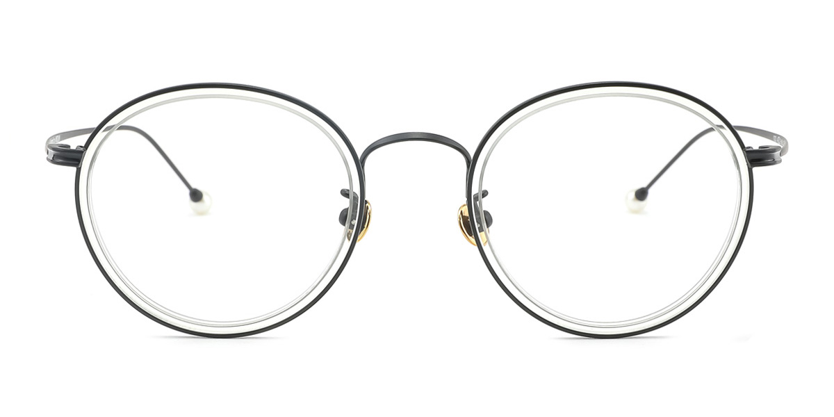 Black Oval Eyeglasses WhereLight