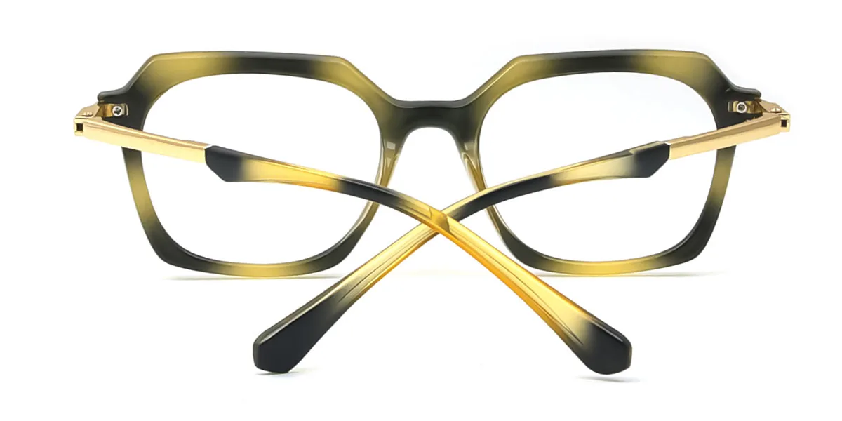 Floral Geometric Irregular Simple Retro  Eyeglasses | WhereLight