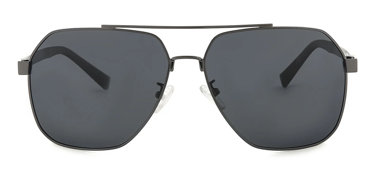 Black Aviator Classic Custom Engraving Sunglasses | WhereLight