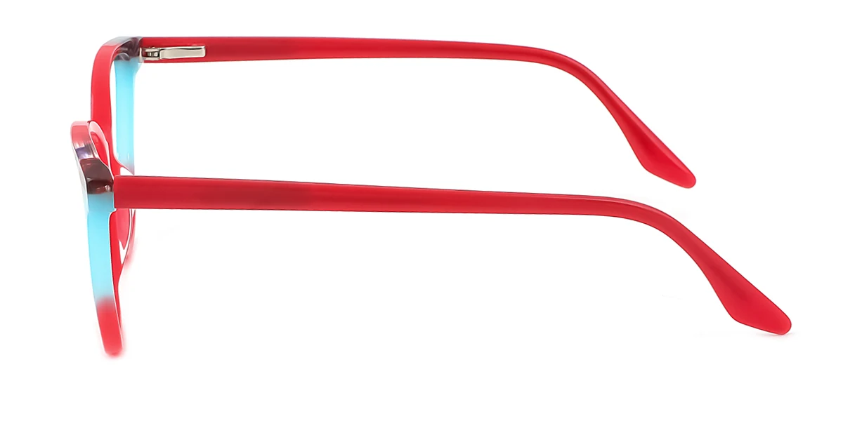 Red Cateye Retro Unique Gorgeous Spring Hinges Eyeglasses | WhereLight