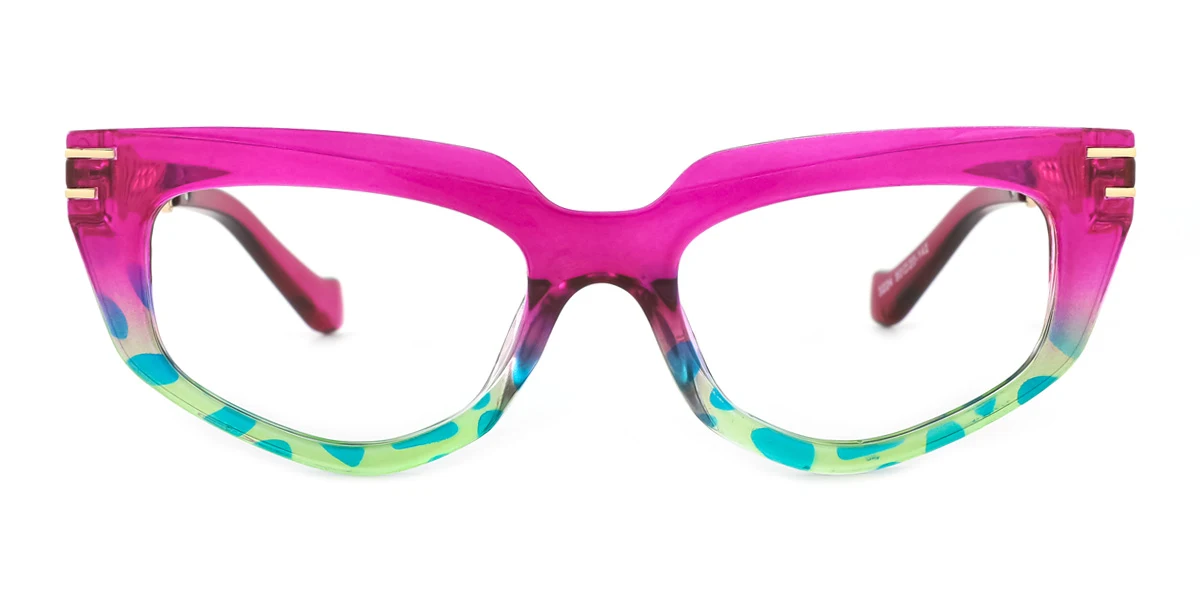 Purple Cateye Gorgeous Custom Engraving Eyeglasses | WhereLight