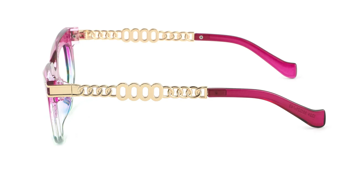 Purple Cateye Gorgeous Custom Engraving Eyeglasses | WhereLight