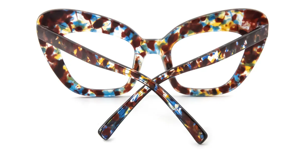 Floral Cateye Unique Gorgeous Custom Engraving Eyeglasses | WhereLight