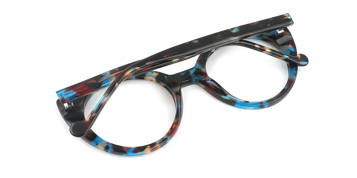 Floral Cateye Retro Unique Gorgeous Custom Engraving Eyeglasses | WhereLight