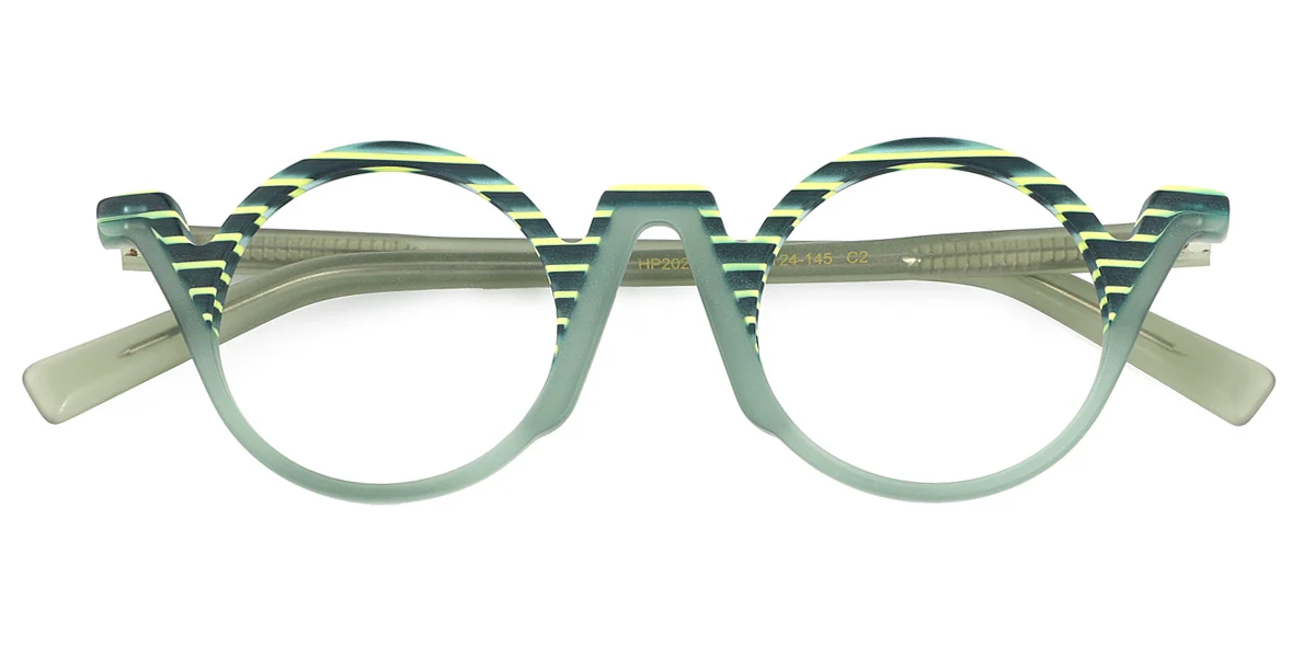 Floral Round Unique Gorgeous  Eyeglasses | WhereLight