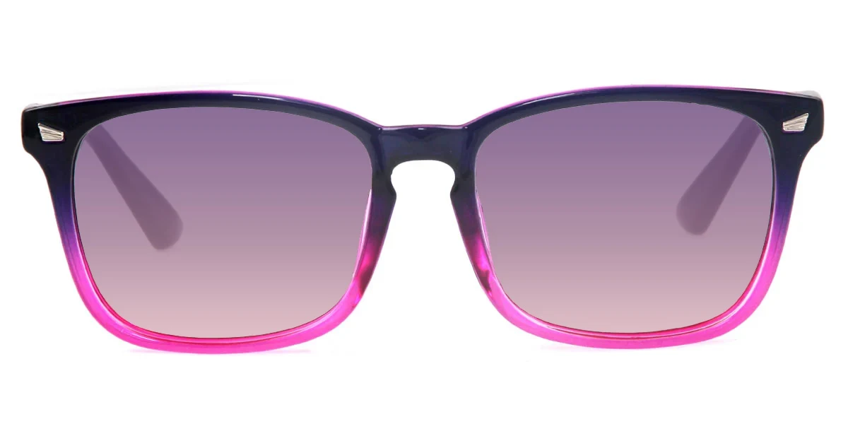 Purple Oval Classic Custom Engraving Eyeglasses | WhereLight