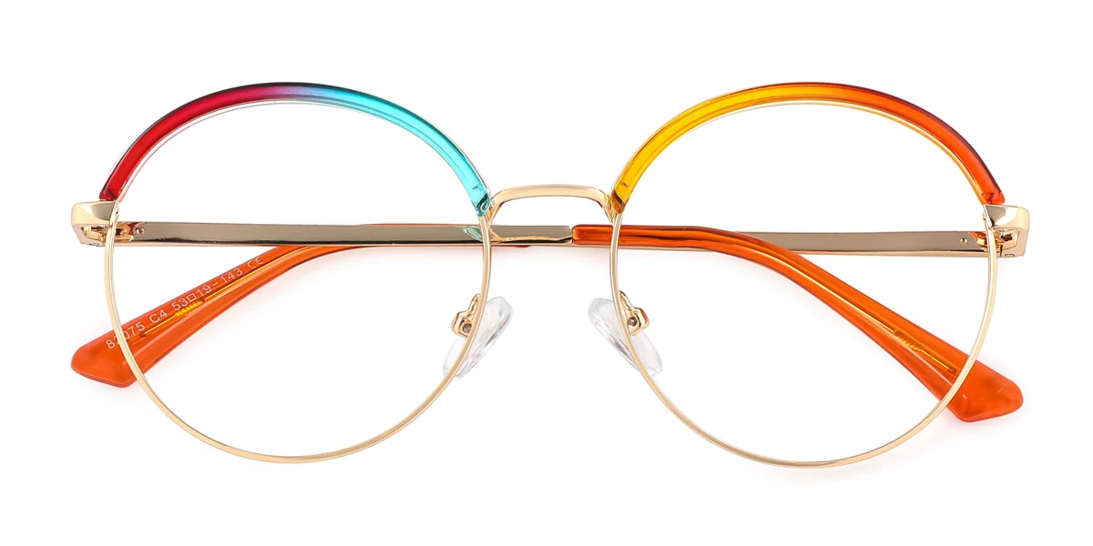 Multicolor Oval Unique Gorgeous  Eyeglasses | WhereLight