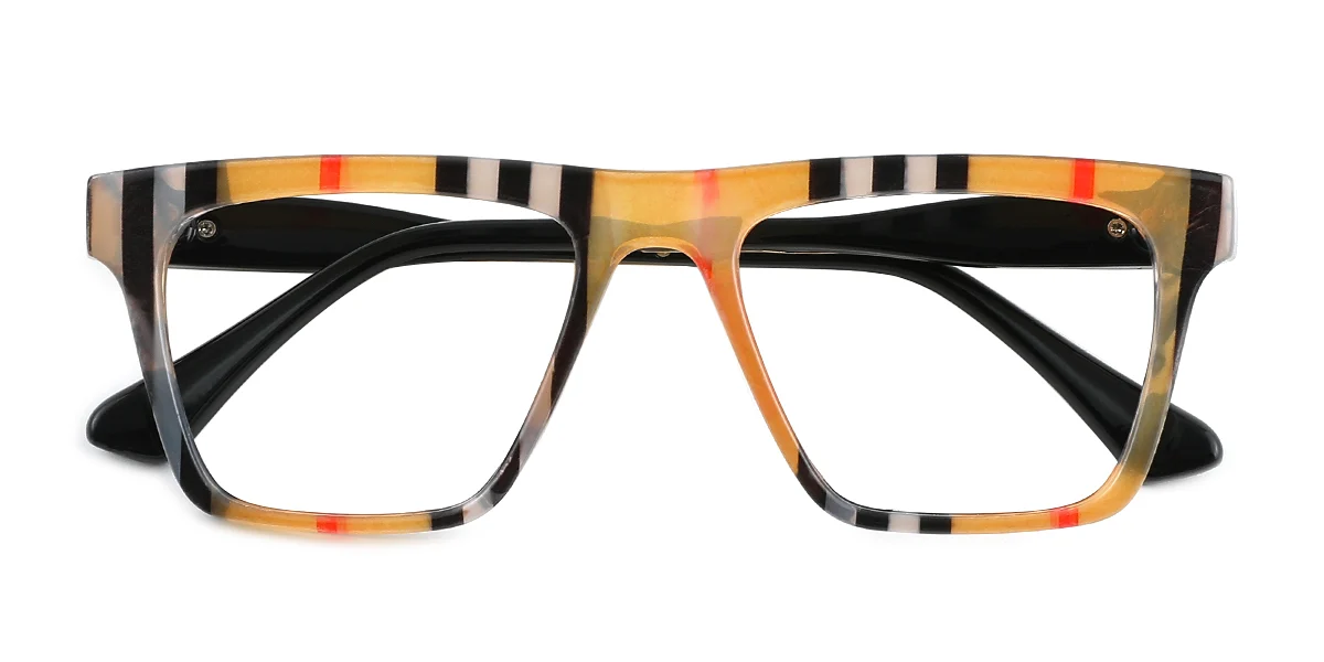 Other Rectangle Simple Classic Custom Engraving Eyeglasses | WhereLight