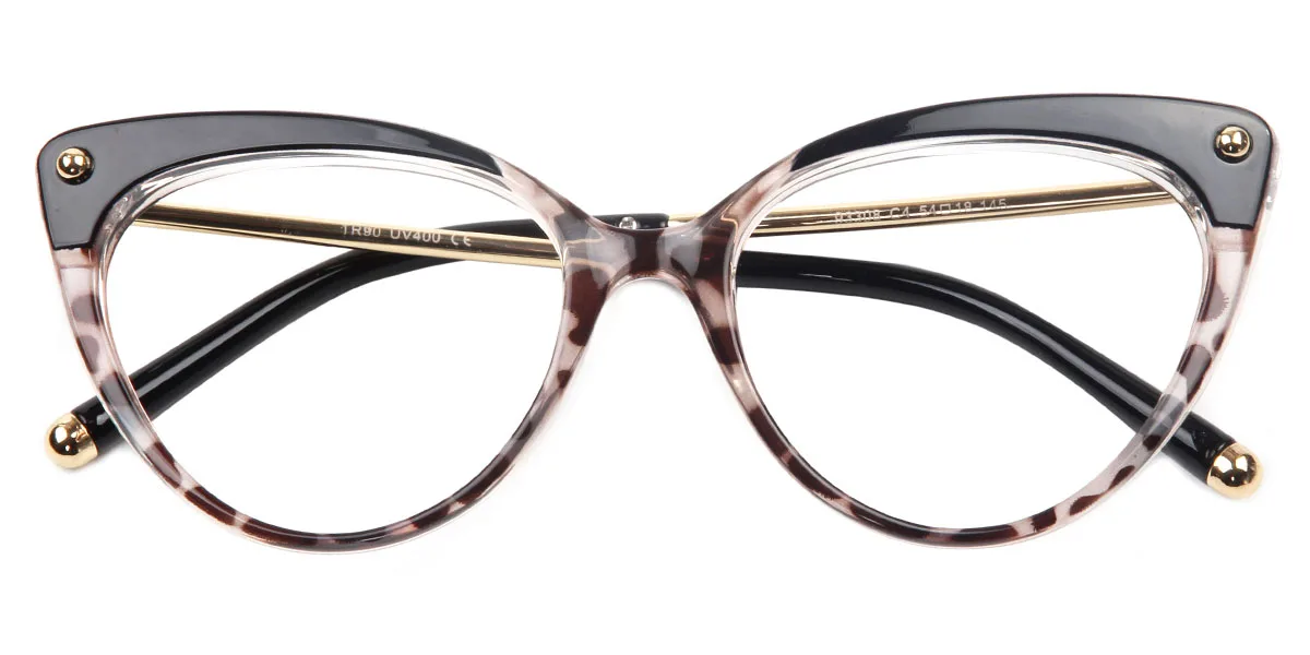 Brown Cateye Unique  Eyeglasses | WhereLight