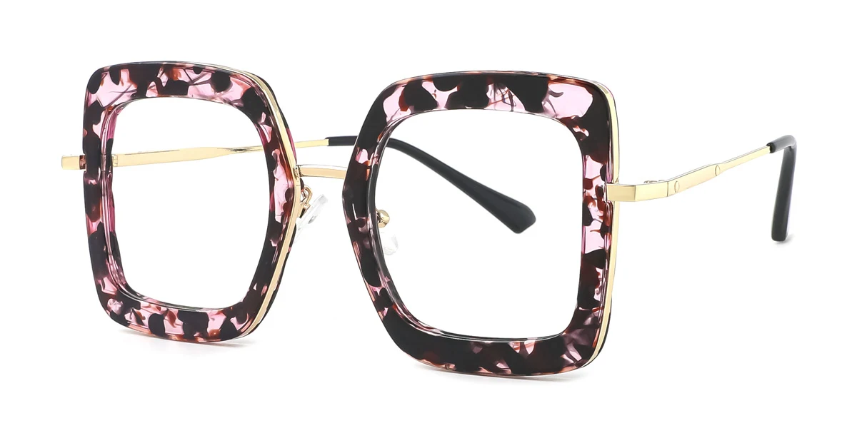 Floral Rectangle Unique Gorgeous  Eyeglasses | WhereLight