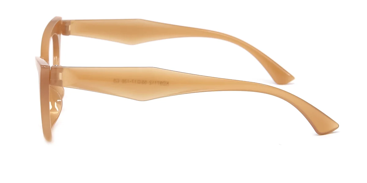 Brown Cateye Classic Unique Gorgeous Custom Engraving Eyeglasses | WhereLight
