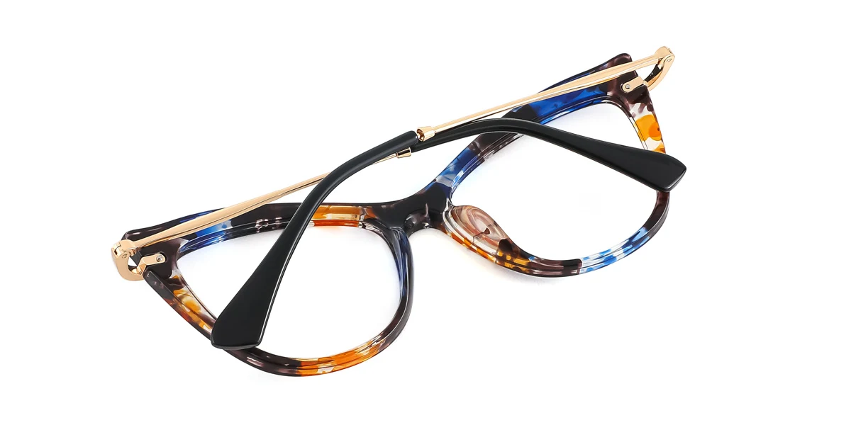 Floral Cateye Unique Eyeglasses | WhereLight