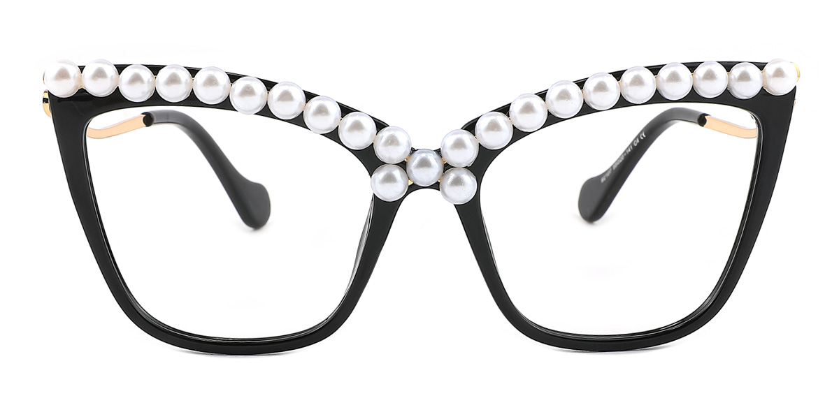 Black Cateye Unique Eyeglasses | WhereLight