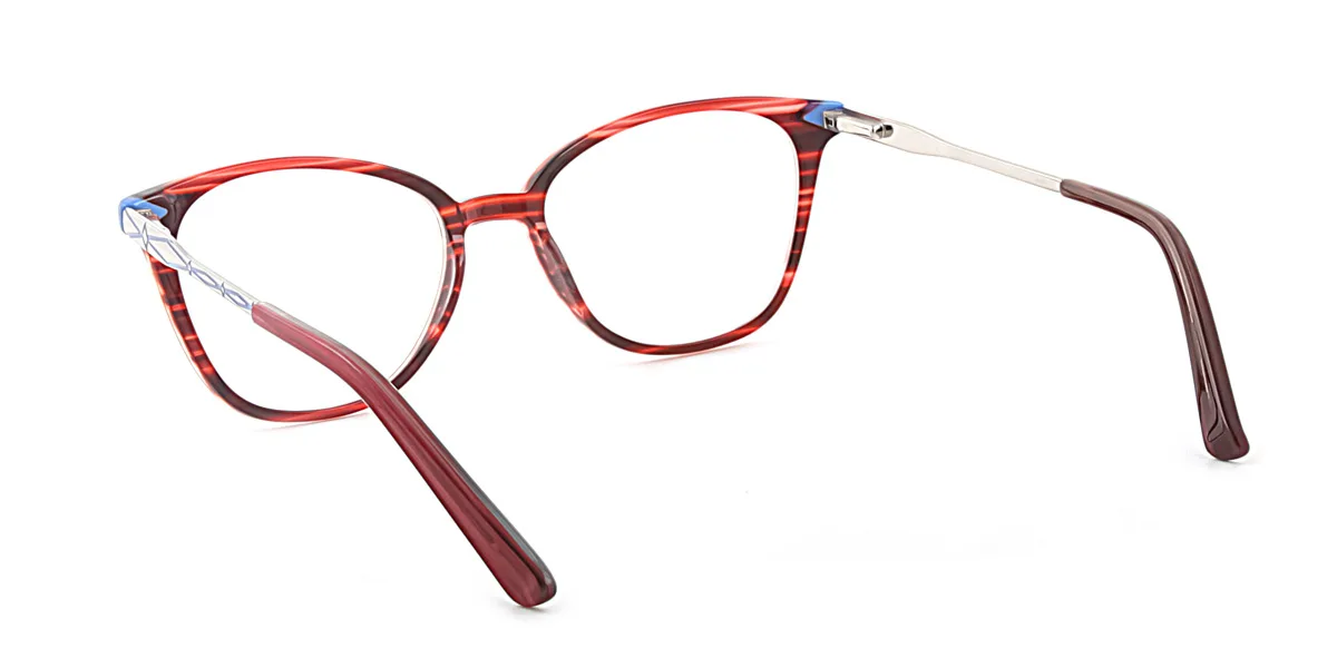 Floral Cateye Unique Spring Hinges Eyeglasses | WhereLight
